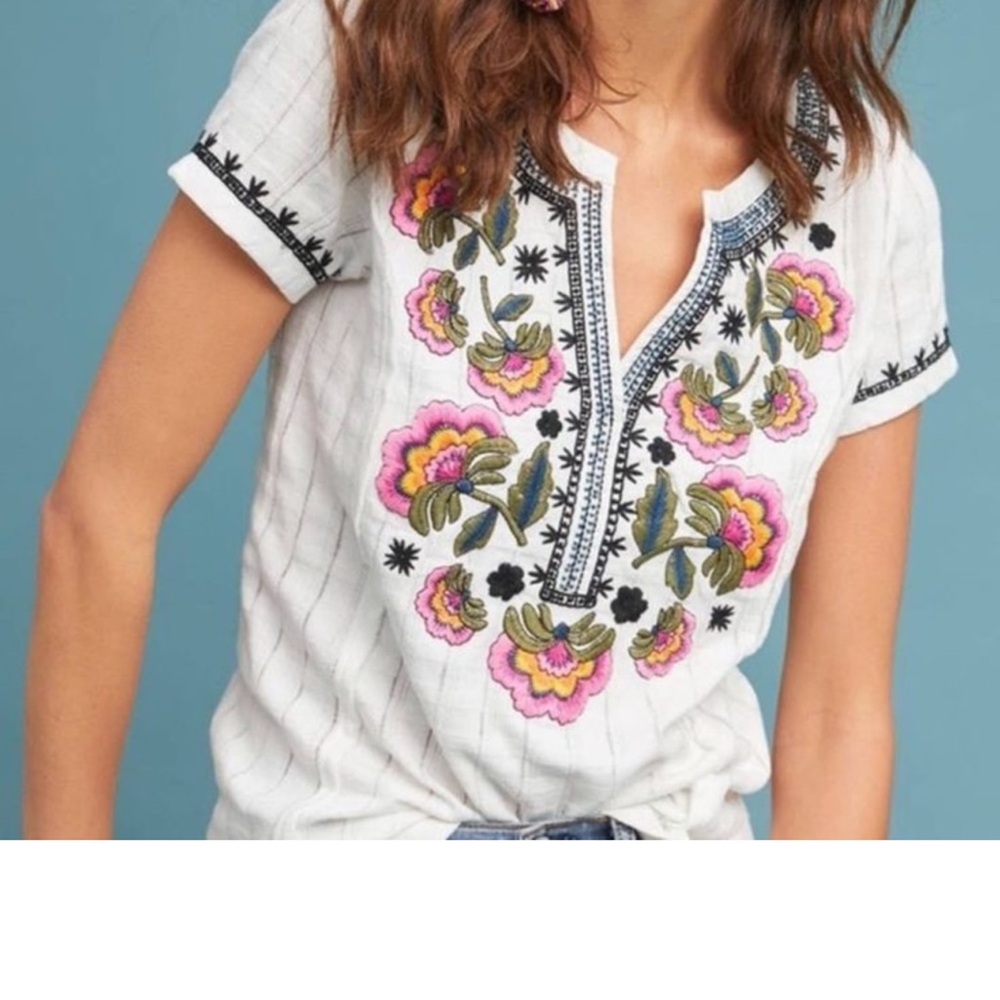 Akemi and Kin Embroidered Top